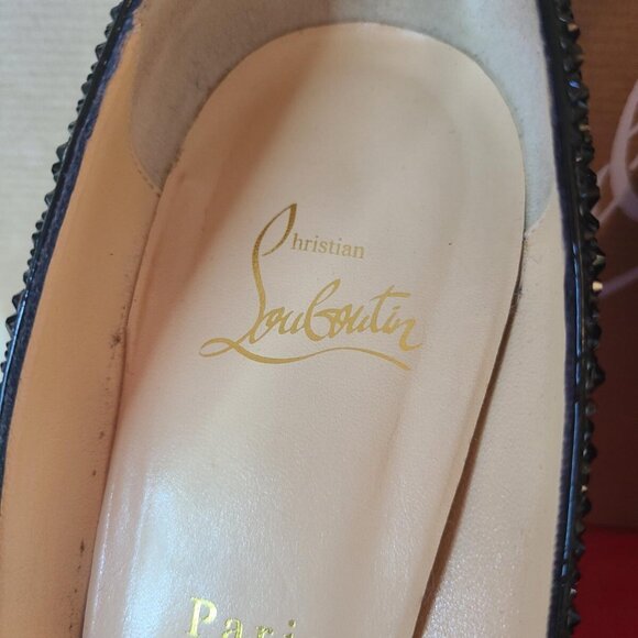 Christian Louboutin Hyper Prive Black Very Riche Strass - Picture 13 of 14